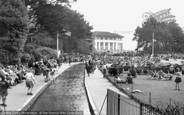 Photo of Bournemouth, Pavilion Gardens c.1955