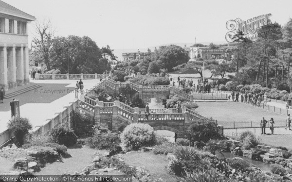 Photo of Bournemouth, Pavilion Rockery c.1950