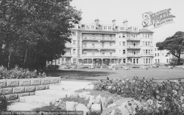 Photo of Bournemouth, Savoy Hotel, West Cliff c.1960