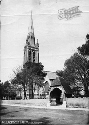 St Peter's Church And Lychgate 1887, Bournemouth