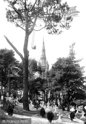 St Peter's Church And The Cemetery 1890, Bournemouth