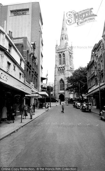 Photo of Bournemouth, St Peter's Church c.1955