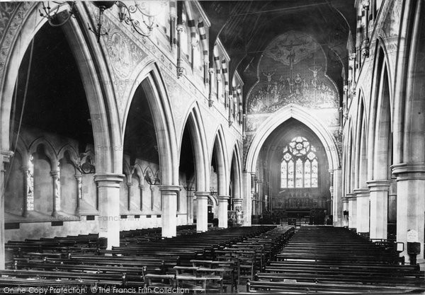 Photo of Bournemouth, St Peter's Church Nave East 1887