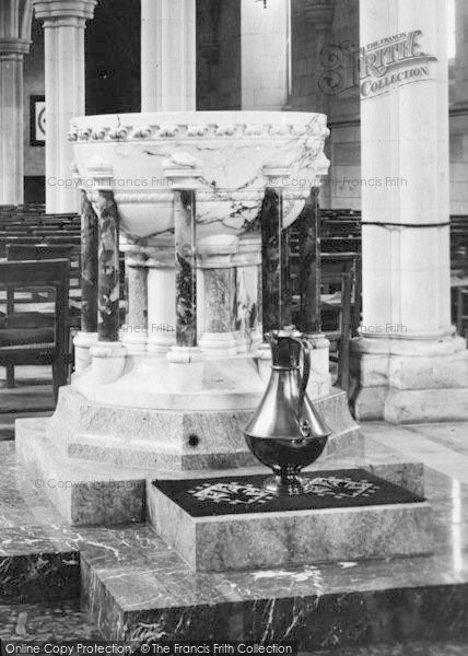 Photo of Bournemouth, St Stephen's Font 1890