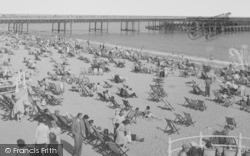 The Beach, Central c.1955, Bournemouth