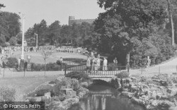 The Bourne Stream, Central Gardens c.1955, Bournemouth