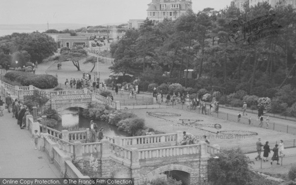 Photo of Bournemouth, The Central Garden c.1955