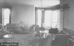The Drawing Room, Court Royal Convalescent Home c.1955, Bournemouth