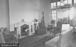 The Entrance Hall, Court Royal Convalescent Home c.1955, Bournemouth