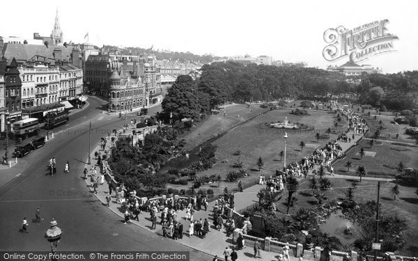 Photo of Bournemouth, The Gardens 1933