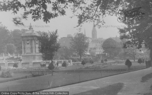 Photo of Bournemouth, The Gardens And War Memorial 1931