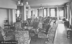 The Lounge, Court Royal Convalescent Home c.1955, Bournemouth