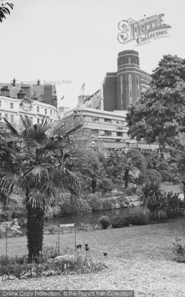 Photo of Bournemouth, The Pavilion Gardens c.1955