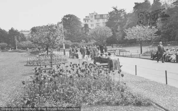 Photo of Bournemouth, The Pavilion Gardens c.1955