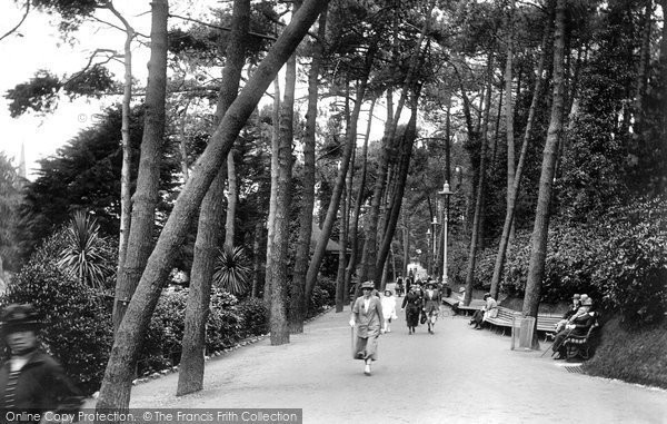 Photo of Bournemouth, The Pine Walk 1922