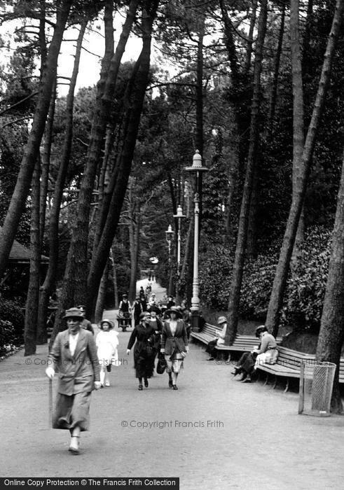 Photo of Bournemouth, The Pine Walk 1922