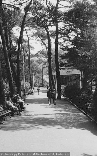 Photo of Bournemouth, The Pines Walk, Central Gardens c.1960