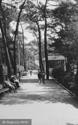 The Pines Walk, Central Gardens c.1960, Bournemouth