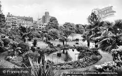 The Pleasure Gardens c.1950, Bournemouth