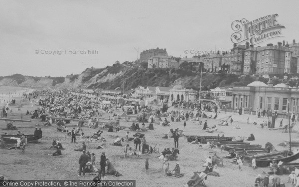 Photo of Bournemouth, The Sands And West Cliff 1922
