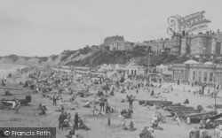 The Sands And West Cliff 1922, Bournemouth