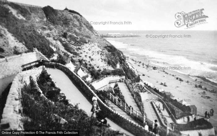 Photo of Bournemouth, The Zig Zag Path, West Cliff c.1925