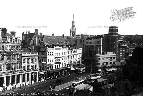 Photo of Bournemouth, Town Centre c.1955