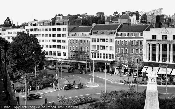 Photo of Bournemouth, Town Centre c.1955