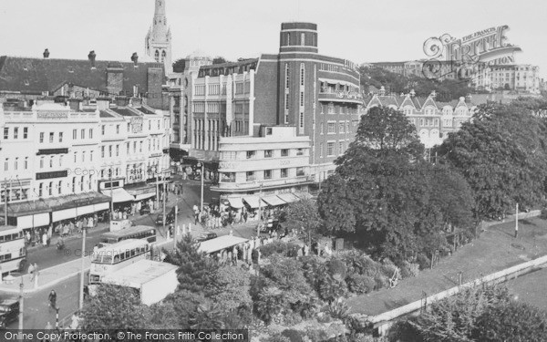 Photo of Bournemouth, Town Centre c.1955