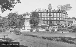 Town Hall And War Memorial c.1950, Bournemouth