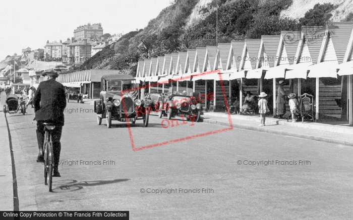 Photo of Bournemouth, Undercliff Drive, Beach Huts 1922