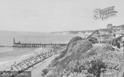 View From East Cliff c.1955, Bournemouth