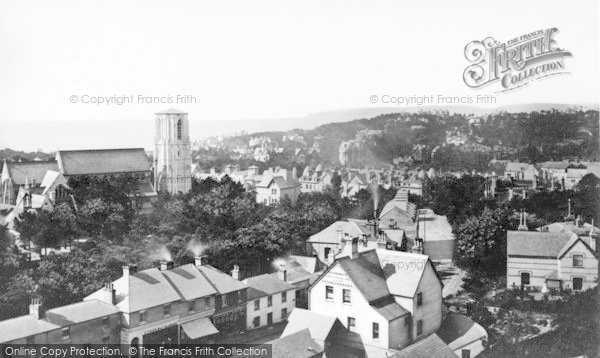 Photo of Bournemouth, View From Richmond Gardens 1871
