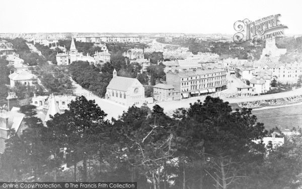 Photo of Bournemouth, View From Terrace Mount 1876