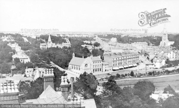 Photo of Bournemouth, View From Terrace Mount c.1880