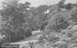 View Of Pavilion Rockery c.1955, Bournemouth