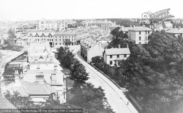 Photo of Bournemouth, View Towards Lansdowne From Holy Trinity Tower 1878