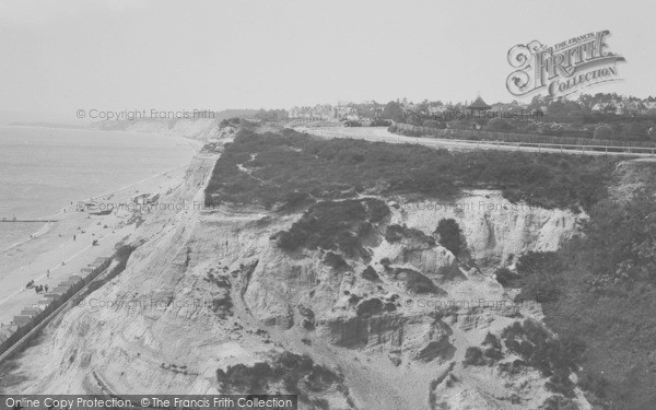 Photo of Bournemouth, West Cliff Drive And Cliffs 1934