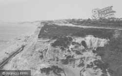 West Cliff Drive And Cliffs 1934, Bournemouth