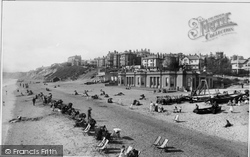 West Cliff From The Sea 1897, Bournemouth