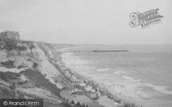 West Cliff Looking East c.1955, Bournemouth