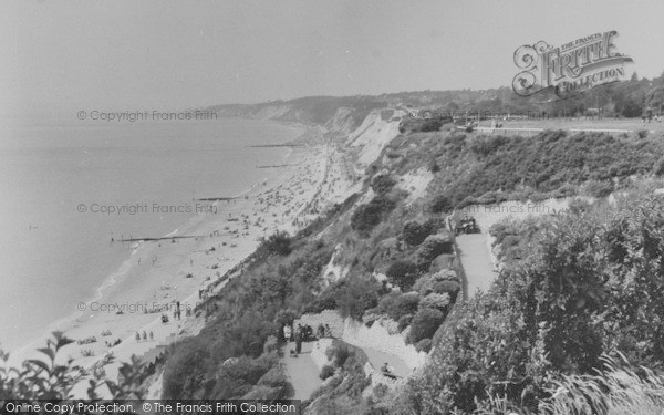 Photo of Bournemouth, West Cliff Slopes c.1955