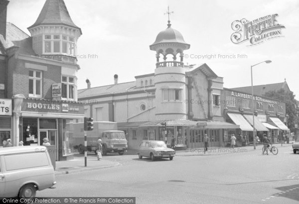 Bournemouth, Winton Banks, Wimborne Road c1975