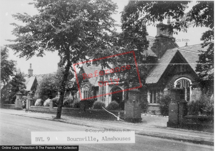 Photo of Bournville, Almshousea c.1950