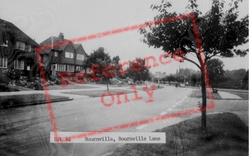 Bourneville Lane c.1960, Bournville