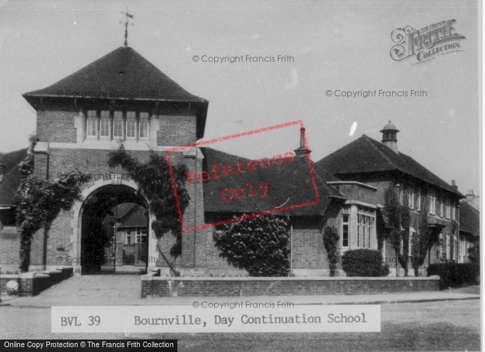 Photo of Bournville, Day Continuation School c.1950