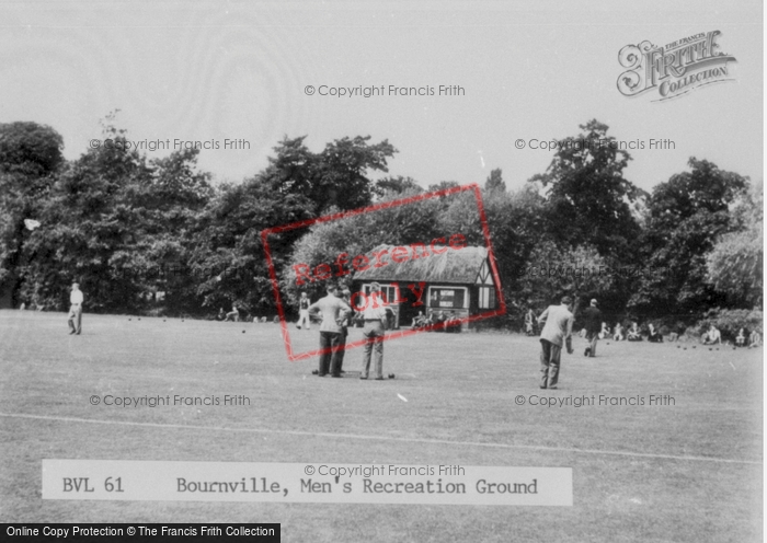 Photo of Bournville, Factory And Men's Recreation Ground c.1955