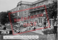 Factory And Terraces c.1950, Bournville