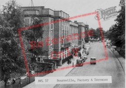 Factory And Terraces c.1950, Bournville