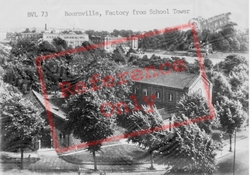 Factory From School Tower c.1955, Bournville